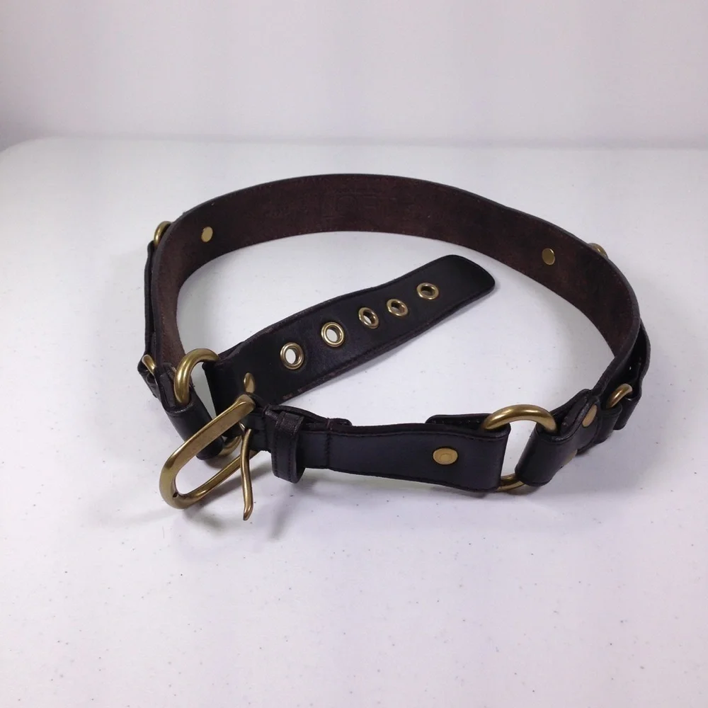ANN TAYLOR LOFT LEATHER BELT SIZE SMALL